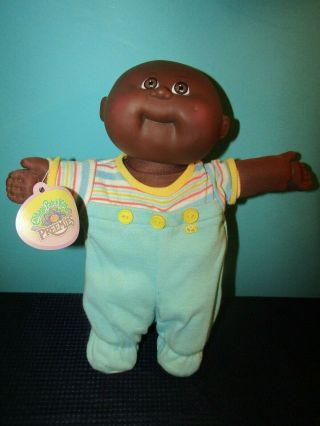 Vintage 14 " Cabbage Patch Kids African American Preemie Doll W/ Tag 1989 Ok