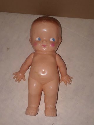 Vintage 1950 " S Irwin Made In U.  S.  A.  Cupie Doll Side Glancing Eyes 6 1/2 " Tall