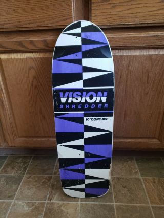 Vintage 80s Vision Shredder Skateboard Deck Powell Santa Cruz Deck