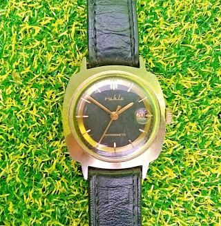 East German/ddr Ruhla Antimagnetic Vintage Watch