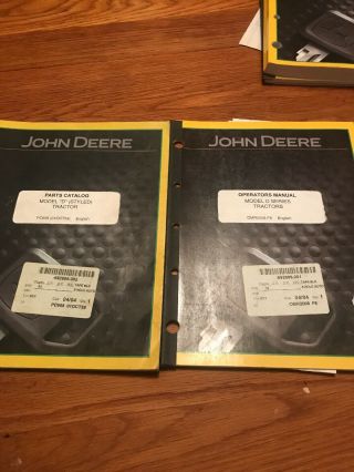 John Deere Styled Model D Manuals Parts And Operators Antique Tractor