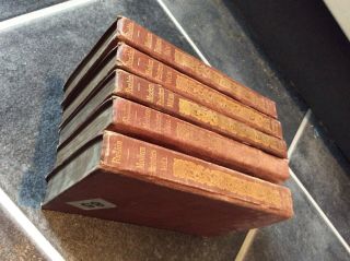 5 Vintage ANTIQUE John RUSKIN MODERN PAINTERS Vol 1 - 5 Books 1904 George Allen 4