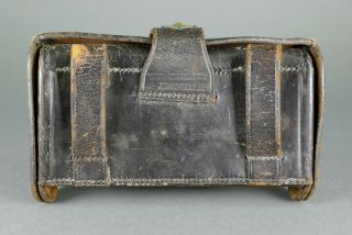 Antique Indian War US M1874 Infantry Soldier Leather Cartridge Box Case 7
