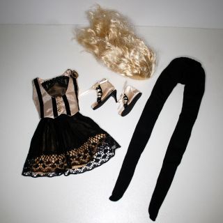 Delilah Noir Vintage Outfit Ashton Drake Doll Bjd Fashion Complete