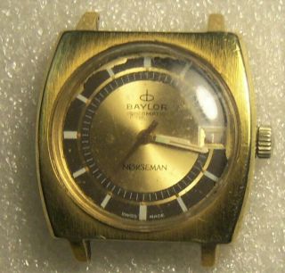 Gents Vintage Baylor Norseman 17 Jewel Automatic Retro Swiss Watch