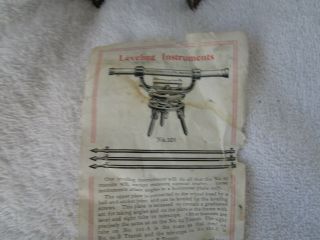 VINTAGE L.  S.  Starrett Co.  [Transit No 99] AND LEVELING INSTRUMENT TOOL 2