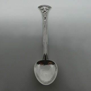 Australian Sterling Silver Ja Linton Arts And Crafts Spoon Orchid 28g