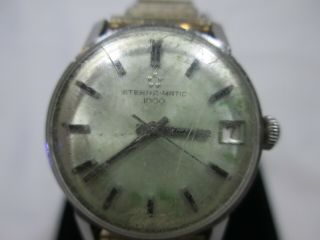 Mans Vintage Eterna - Matic 1000 Mechanical Automatic Watch Parts