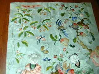 Antique Chinese FINE Embroideries - Animals/People/Trees/Flowers 6