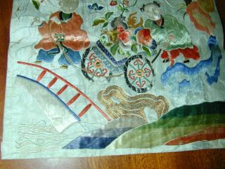 Antique Chinese FINE Embroideries - Animals/People/Trees/Flowers 7