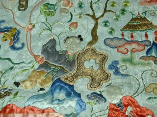 Antique Chinese FINE Embroideries - Animals/People/Trees/Flowers 8