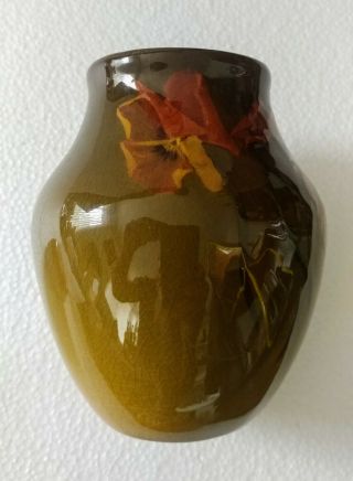 Antique Rookwood 1903 Art Pottery Caroline F Bonsall (CFB) Flower Decorated Vase 3