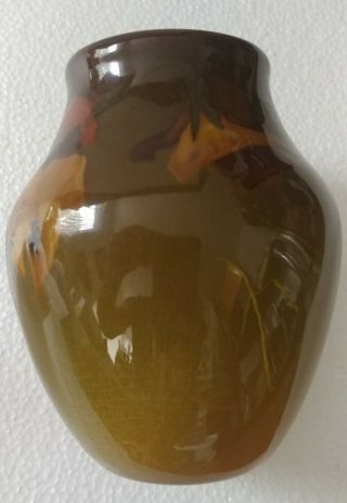 Antique Rookwood 1903 Art Pottery Caroline F Bonsall (CFB) Flower Decorated Vase 4