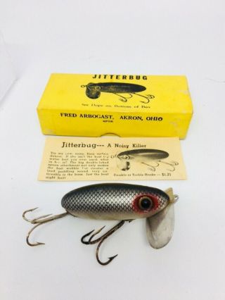 Vintage Tough Early Arbogast Jitterbug Fishing Lure