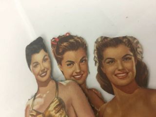 3 Esther Williams Pin - Up Vintage Paper Dolls,  Outfits,  Cut 1950s Movie Star 5