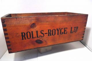 Rolls - Royce In Full Large Crewe Antique Box Wwii 1938 The Best Gauge Stores