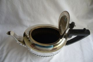 Vintage / Antique Silver Plated Fluted Tea / Coffee Set. 6