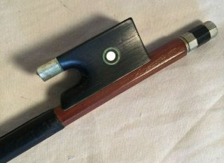Vintage Antique Czechoslovakia Wood Violin Bow 4/4 29 1/4 " Long 60.  1g
