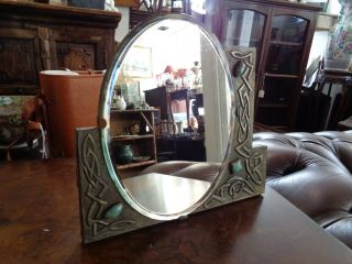 Arts Andd Crafts Mirror With Celtic Design