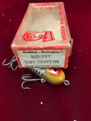 Vintage Heddon Lure Tiny Torpedo 2