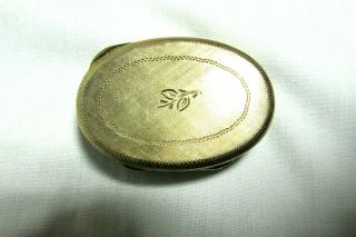 Vintage Enameled on 800 Silver Pill Box 3