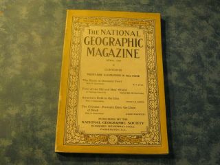 Antique National Geographic April 1927 Races Of Domestic Fowl Chinese Farmers