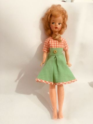 Vintage Ideal Toy Corp.  Tammy Doll Bs - 12 Blonde Hair Blue Eyes 12 Inch Plastic