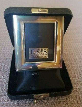 Carrs Sterling Silver Travel Photo Frame Hallmarked 925 Made In England