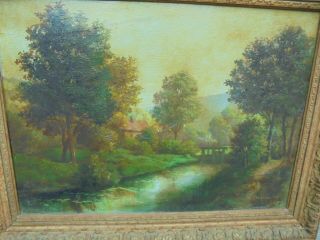 Antique Signed Oil Painting