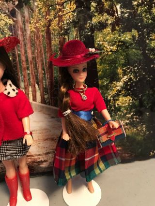 vintage topper dawn dolls/ with Red Hats 3
