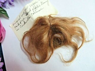 Vintage Wig For Vogue Ginny 95 Hp In Cinderella Costume Mohair Reddish
