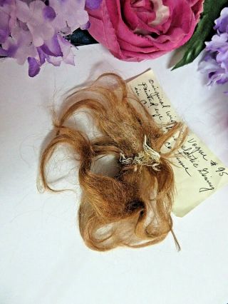 Vintage wig for VOGUE GINNY 95 HP in Cinderella Costume MOHAIR reddish 3