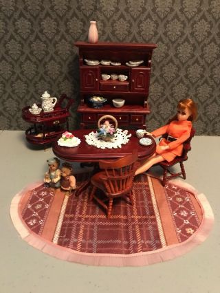 Vintage Topper Dawn Doll,  Dining Room 