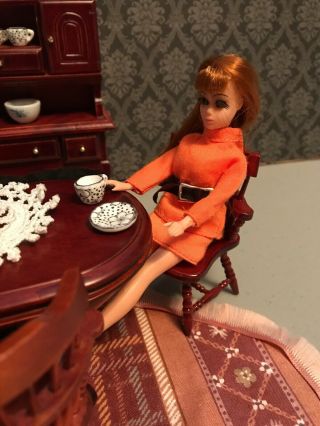 vintage topper dawn doll,  dining room  2