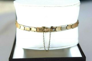 Bulova Vintage Women ' s Gold Tone Self Winding Designer Watch - Rare 5