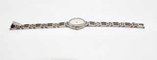A Vintage Ladies Sterling Silver 925 Rotary Elite Quartz Bracelet Watch 13674 3