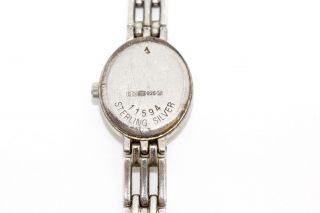 A Vintage Ladies Sterling Silver 925 Rotary Elite Quartz Bracelet Watch 13674 5