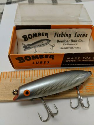 Vintage Bomber Jerk Saltwater Old Texas Fishing Lure Tackle W/ Box & Paperwork