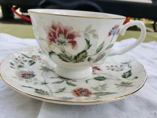 in the box Set of 5 Tea Cup & Saucer Made in Japan Bon La Seine 6
