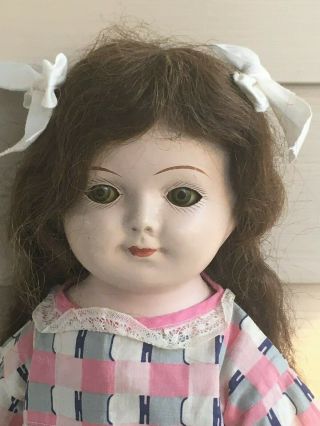 Early Antique Composition Mama Doll