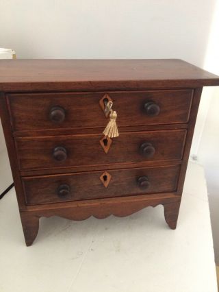Victorian Miniature Chest Of Drawers