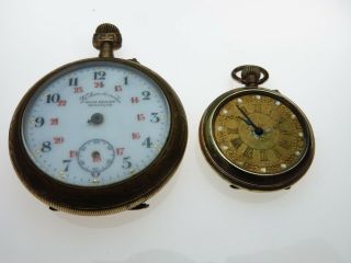 Antique Pocket Watch Jean Benoit,  Besancon,  France La Reine Des Montres & Swiss
