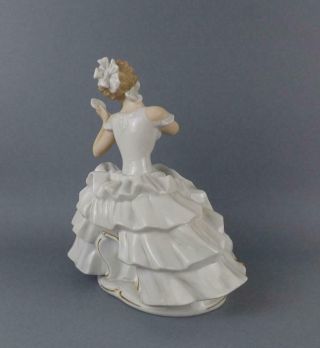 Antique Large Porcelain German Art Deco Figurine of Ballerina by Wallendorf 8