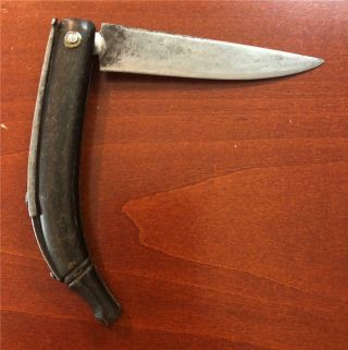 OLD ANTIQUE NAVAJA CLASP KNIFE CIVIL WAR ERA 19TH CENTURY 2