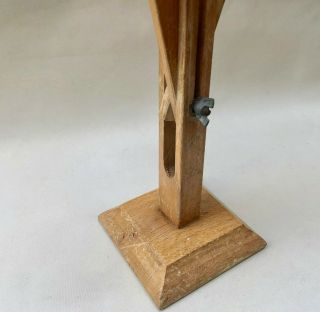 VINTAGE FRENCH WOODEN SHOP DISPLAY STAND,  ADJUSTABLE HEIGHT FOR CLOTHES/JEWELLERY 3