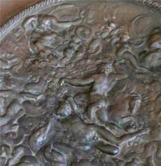 Antique Mid 19th Century Grand Tour Bronze Nude Tazza 5