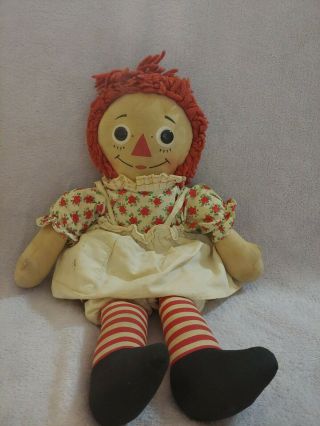Vintage Raggedy Ann Doll 15 "