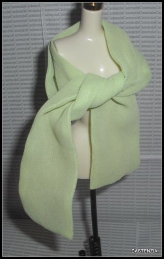 Scarf Mattel Silkstone Country Bound Green Sheer Barbie Doll Accessory Clothing