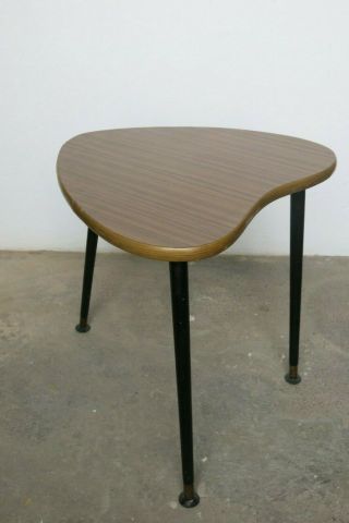 Vintage Mid Century Heart Shaped Side Table/Coffee Table 5