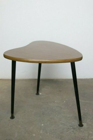 Vintage Mid Century Heart Shaped Side Table/Coffee Table 7